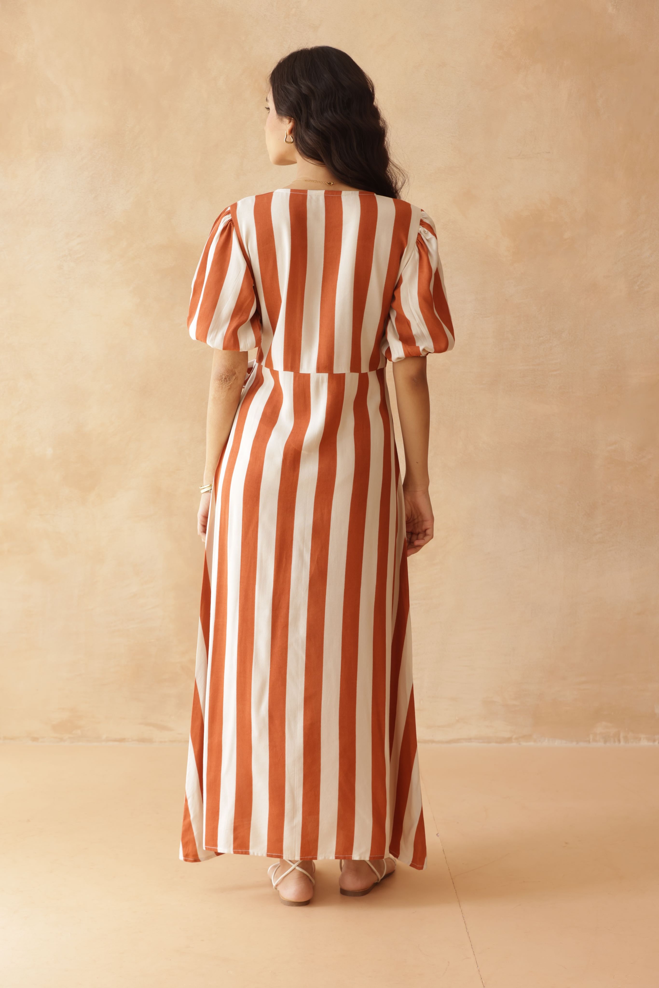 Striped Sweetheart Dress