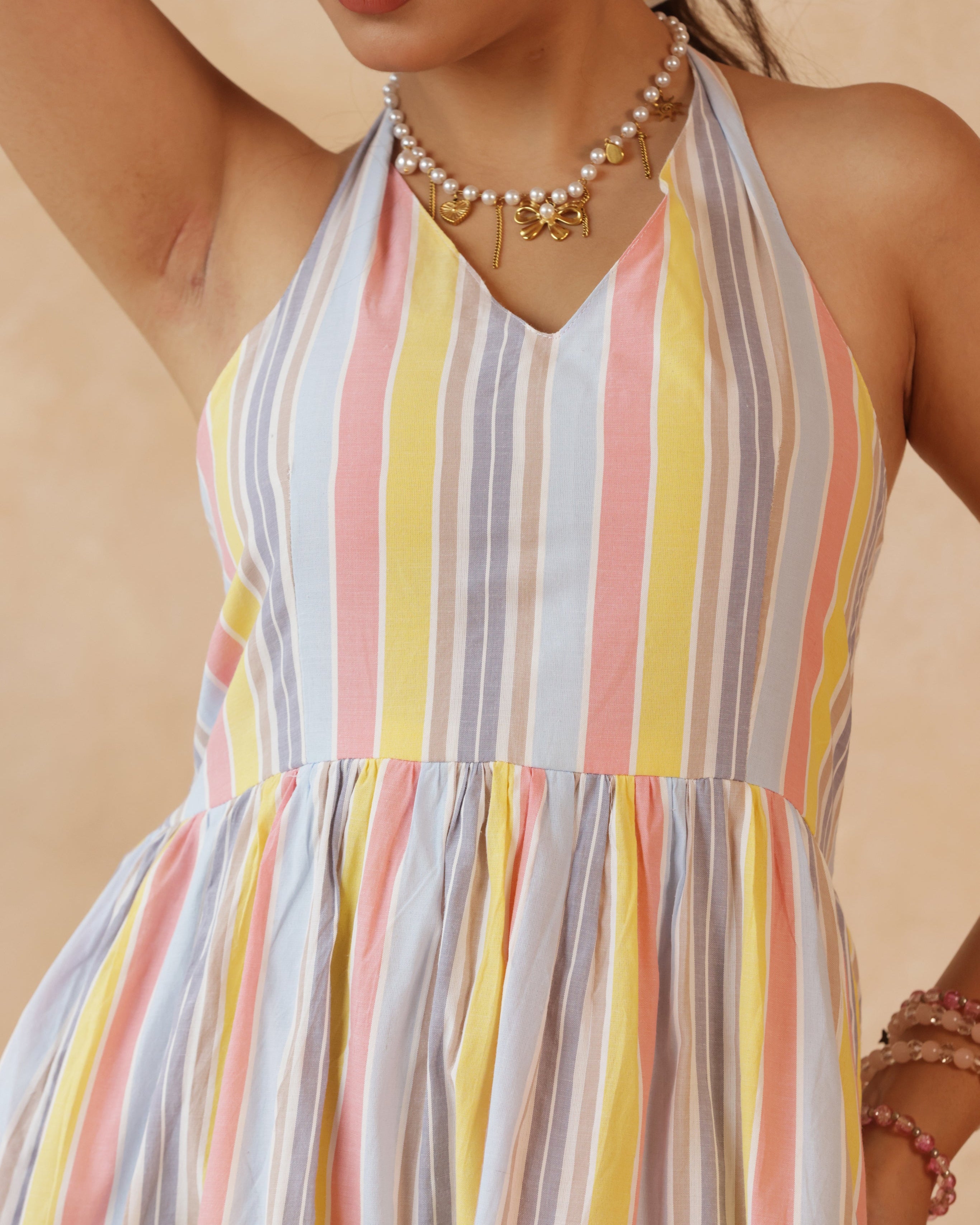Women’s Multicolour Printed A-Line Midi Dress