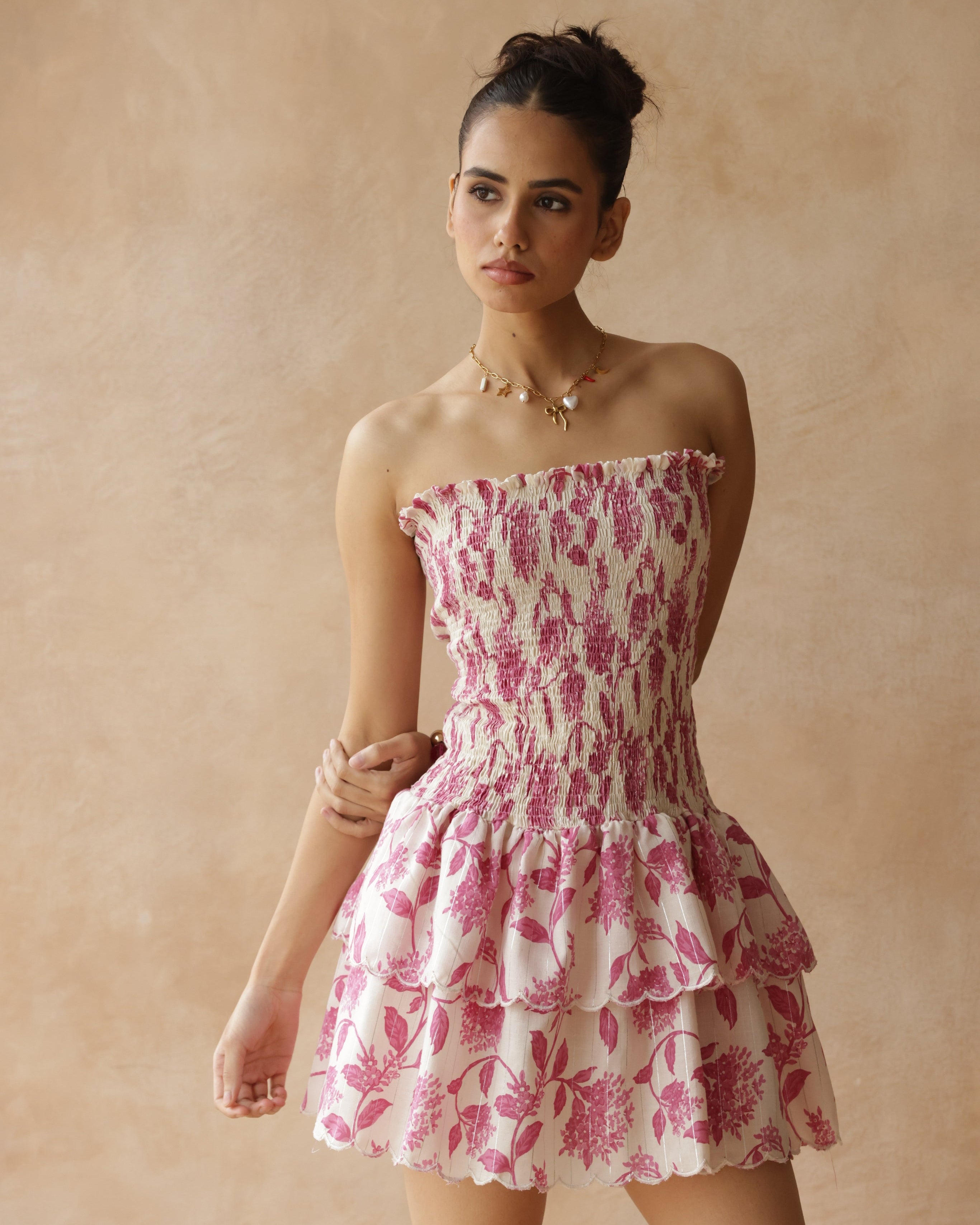 Pink Party Mini Dress