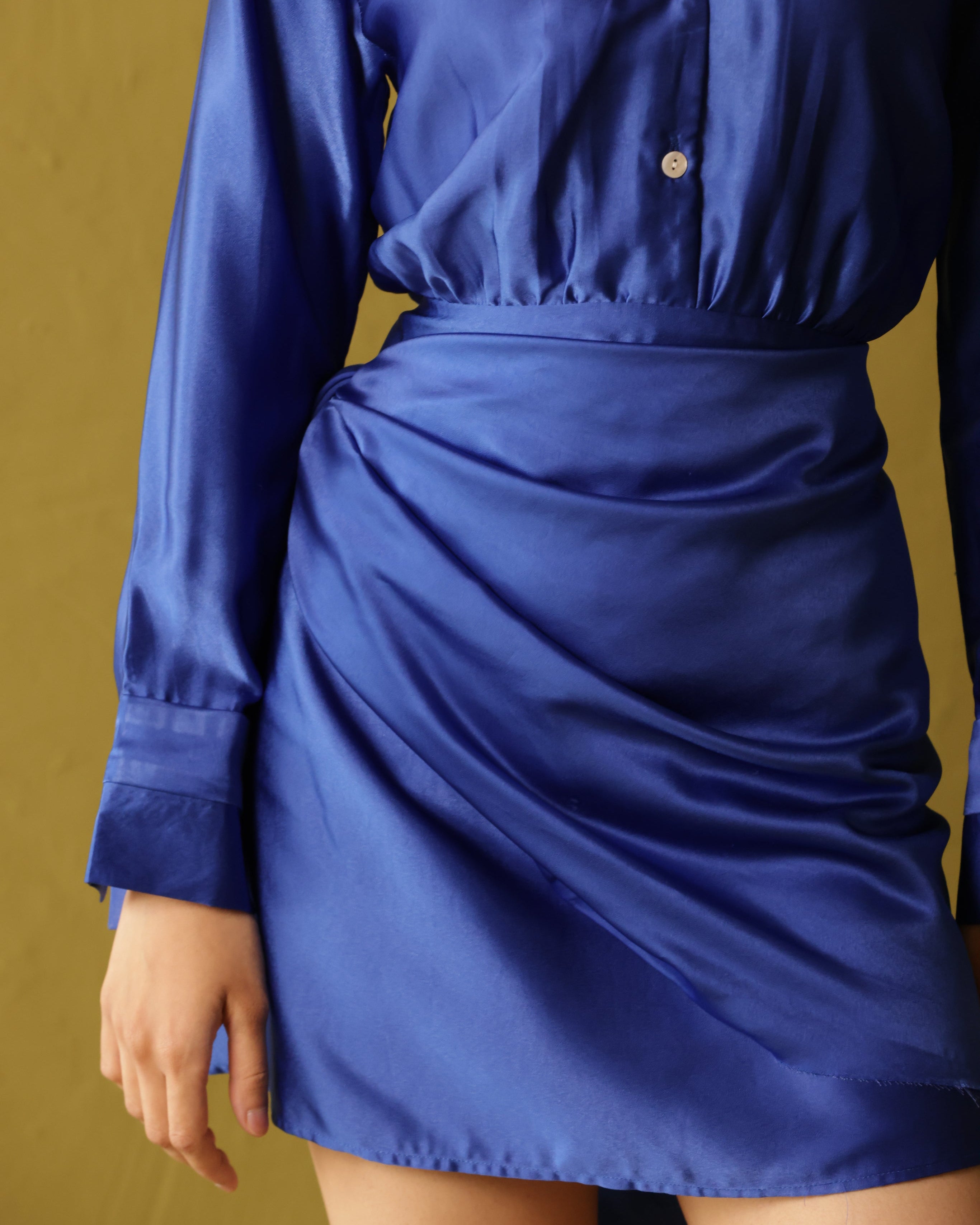 Electric blue sa n dress